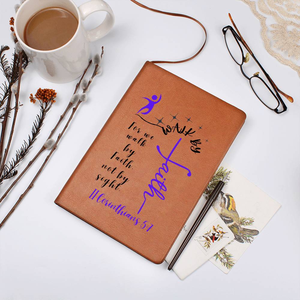 Walk By Faith Inspirational Journal Cover